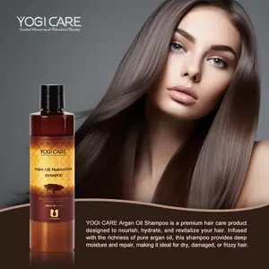YOGI CARE Argan Oil Shampoo – Gentle Cleansing & Moisturizing for Dry, Frizzy Hair – 100% Natural & Alcohol-Free – 280ml