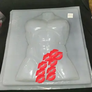 Man Torso Plastic Mold for Gelatina