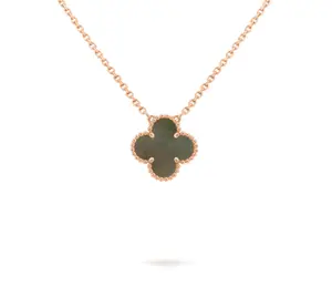 Pre-owned Van Cleef & Arpels Vintage Alhambra pendant 18K rose gold, Gary Mother of pearl