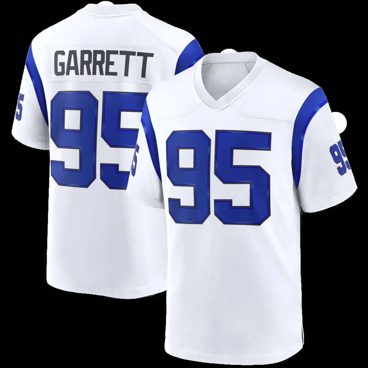 Unisex Football inspired by Garrett 95 Los Angeles Fearsome White Game Jersey