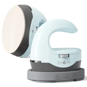 HTVRONT Heat Press H1 Mini Heat Press Machine, Small Heat Press Portable Iron Press Machine for T Shirts, Hats, Heating Transfer Projects