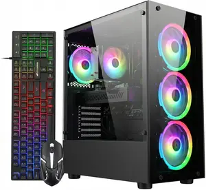 STGAubron Gaming PC Desktop Computer, Intel Core i7 up to 3.9G, GeForce GTX 1660 Super 6G, 32GB RAM, 1TB SSD, WiFi, BT 5.0, RGB Fan x4, Windows 11 Home