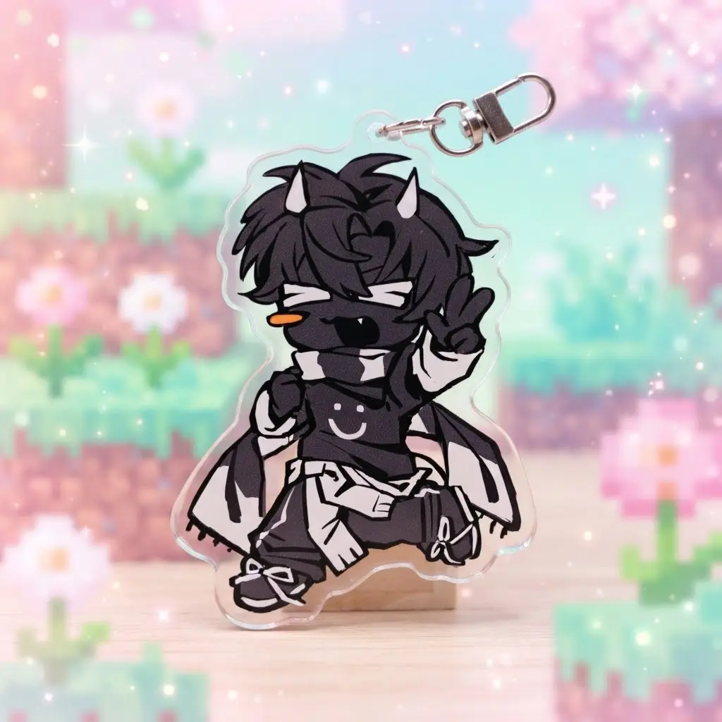 Twixxel Minecraft - MCYT Keychain - Cute Bag Accessories, Collectable Keychains For Backpack, Bag, Great For Party Favors & Little Gifts!