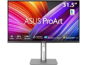 ASUS ProArt Display 32" (31.5" Viewable) Professional Monitor (PA329CRV) - IPS, 4K UHD (3840 x 2160), 98% DCI-P3, Color Accuracy Delta E < 2, Calman Verified, USB-C PD 96W, Daisy-Chain, VESA DisplayHDR400