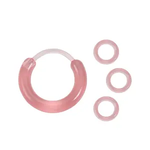 Ear ring earrings are not prone to causing allergic reactions. Ear jewelry for ear piercings comes with a protective ring to cover the ear hole. Ear bone.