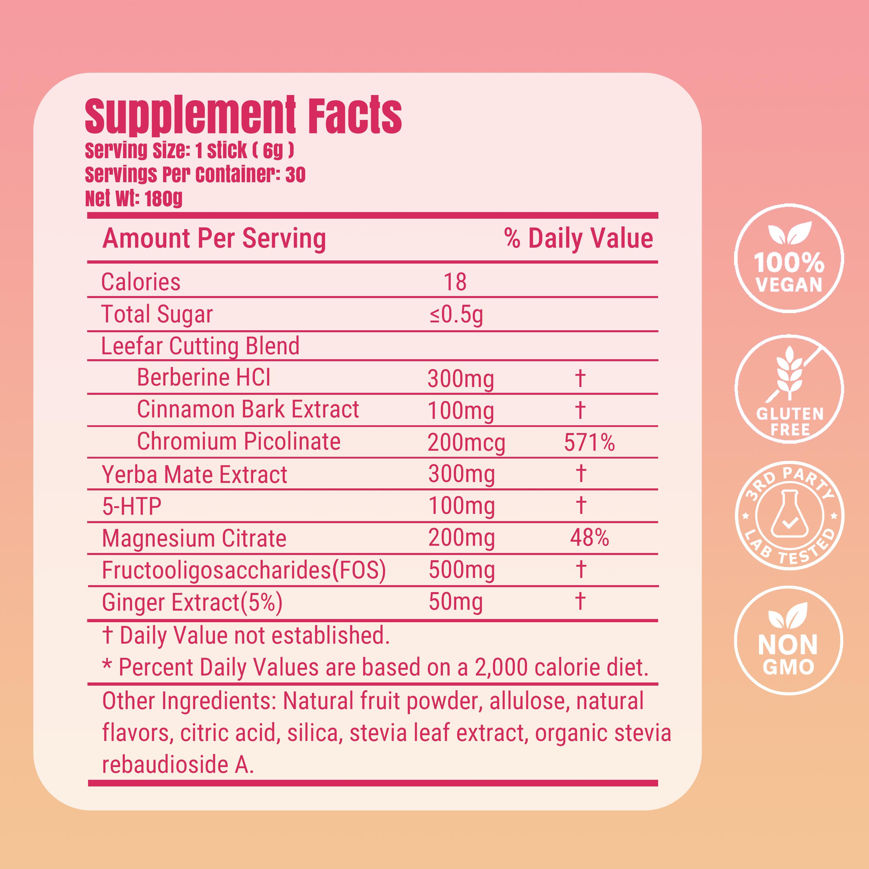 LeeFar Cutting Drink Mix – | Strawberry Açaí Flavor – 30 Servings LeeFar Cutting Drink Mix – | Strawberry Açaí Flavor – 30 Servings