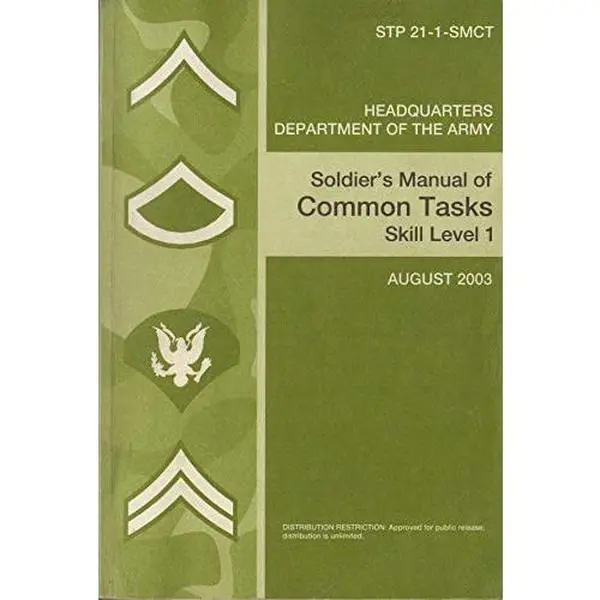 USED-Soldier's Manual of Common Tasks. Skill Level 1(STP 21-1-SMCT, August 2003) by Unknown (Paperback)