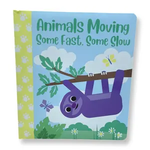 Animals: Some Fast, Some Slow Board Book - Engaging Children's Book with Animal Illustrations and Parent-Child Bonding Stories