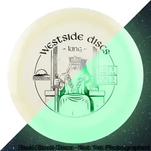 Westside VIP Moonshine Glow King Distance Driver (Stock Stamp) [Back Stock Inventory - Disc and Stamp Color WILL VARY]
