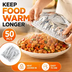 Home dining table & food container aluminum foil heat-retaining cover, kitchen food insulation and freshness keeping, high-quality aluminum foil.