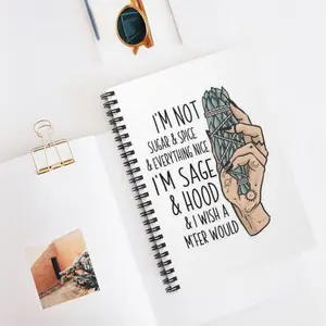 Inspirational Spiral Notebook - Ruled Line, Motivational Journal, Writer's Diary, Personalized Notepad, Custom Book for Writing, Positive