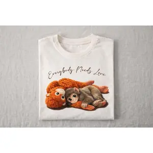 Comfort Colors Organic Cotton Monkey Tee, Animal Lover Mama Shirt, Cozy Mom Gift