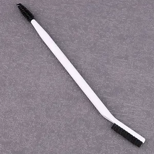 Double-ended eyelash curler combined with eyebrow brush, available in multiple colors, multi-functional Cosmetic makeup brush, Eyelash Tools