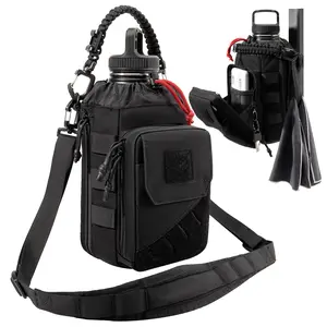1TG Magnetic Gym Bag for Men & woman,Magnetic Gym Water Bottle Bag with Phone Pockets&32 64oz Multiple Size, Water Bottle Holder with Adjustable Shoulder, Ideal for Fitness,Sports,Travel