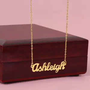 Her Name, Her Story – Custom Name Plate Necklace