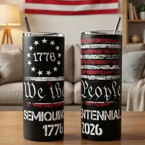 1776–2026 America 250th Anniversary 20oz 40oz Tumbler, Patriotic USA Freedom & Strength Travel Mug, Hot Cold Stainless Steel Cup, Perfect Gift for Proud Americans