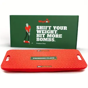 Golf Balance Board Golf Swing Training Aid Weight Transfer Improved Golf Game Swing Trainer Beginner Pressure Board Correct Swing Sequence Rhythm