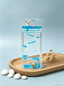 2026 bestselling liquid stress relief toy, rabbit ice cream design, quiet rotating motion, a must-have for children and teens to relieve stress, suitable for home and office, top gift selection for Easter/Mother’s Day/Earth Day