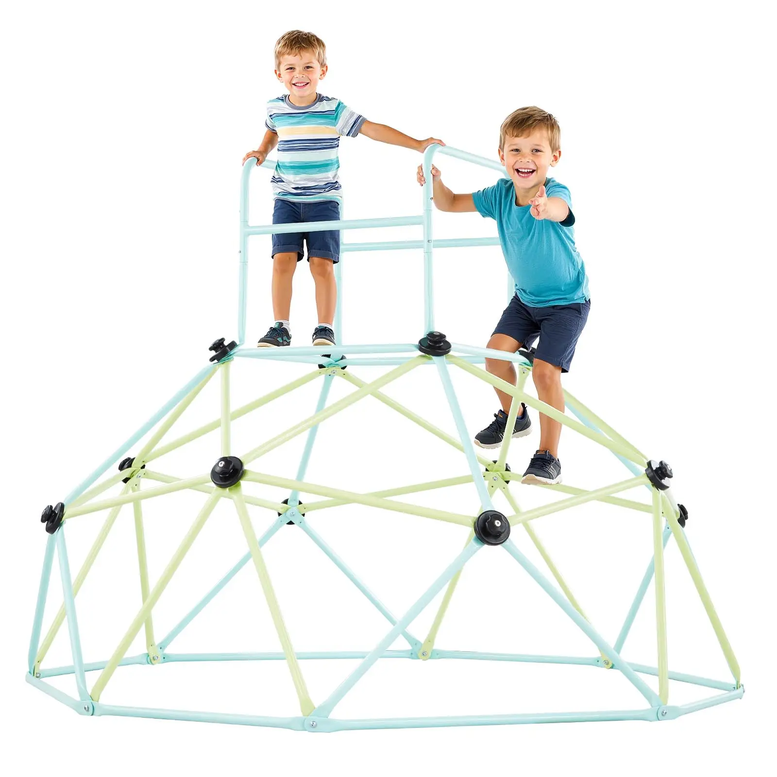 VEVOR Climbing Dome,  6FT Geometric Dome Climber for Kids, 600LBS Loading Indoor/Outdoor Jungle Gym Playground, Easy-Assembly Backyard Climbing Play Equipment for Boys Girls 3 to 10 Years Old, Kids Outdoor Play, Outdoor Kids Stuff