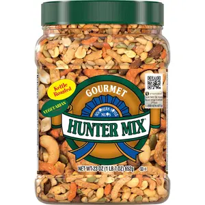 Southern Style Nuts Gourmet Hunter Bulk Trail Mix, 23 oz (Pack of 1), Sesame Sticks, Roasted Peanuts, Sunflower Kernels, Almonds, Cashews & Pepitas, Mixed Nuts, Snacks for Adults & Kids