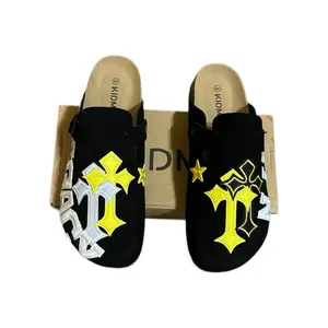 Custom Black Designer Clogs – Handcrafted Street Style Slides (Unisex)