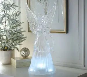 24.5" Oversized Illuminated Angel Figure by Valerie