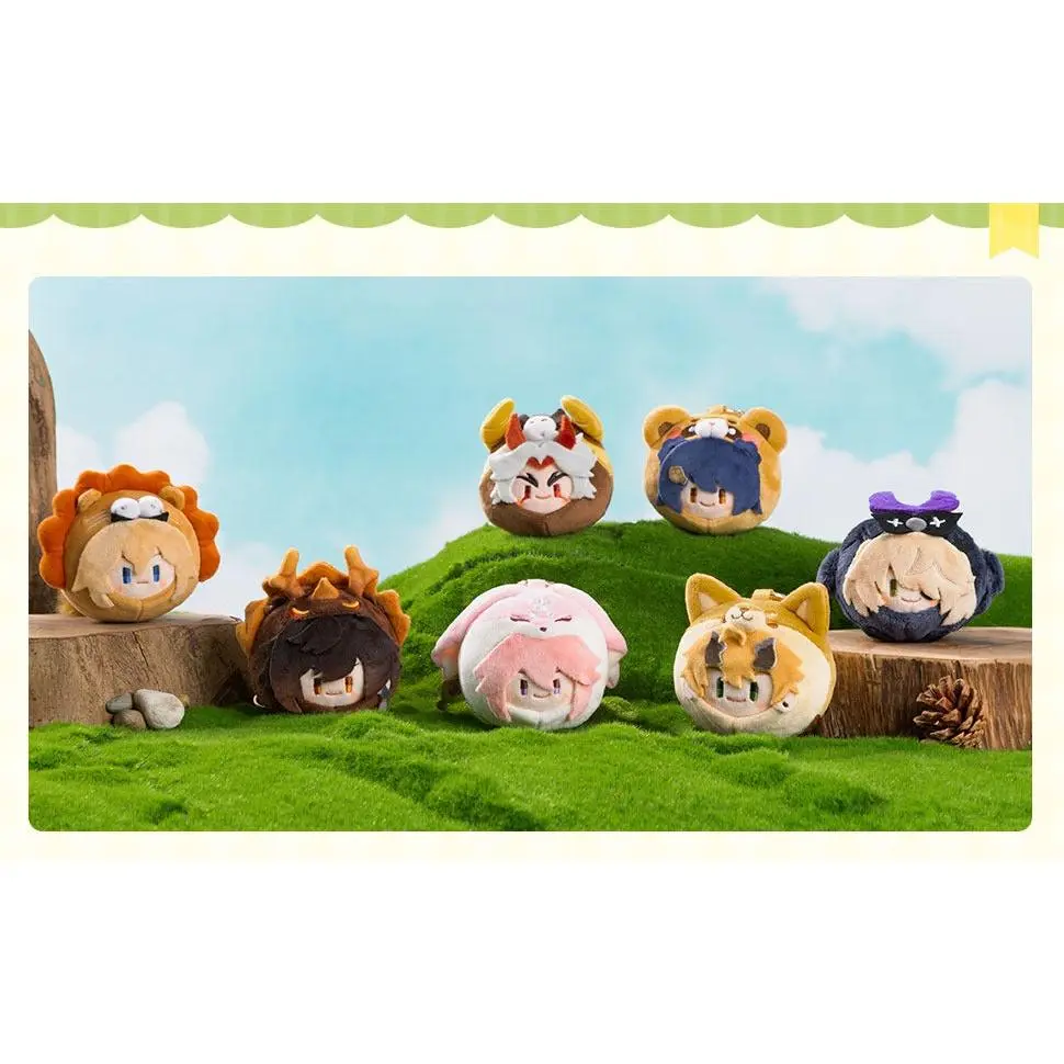 GENSHIN IMPACT Teyvat Zoo Themed Plush Keychain