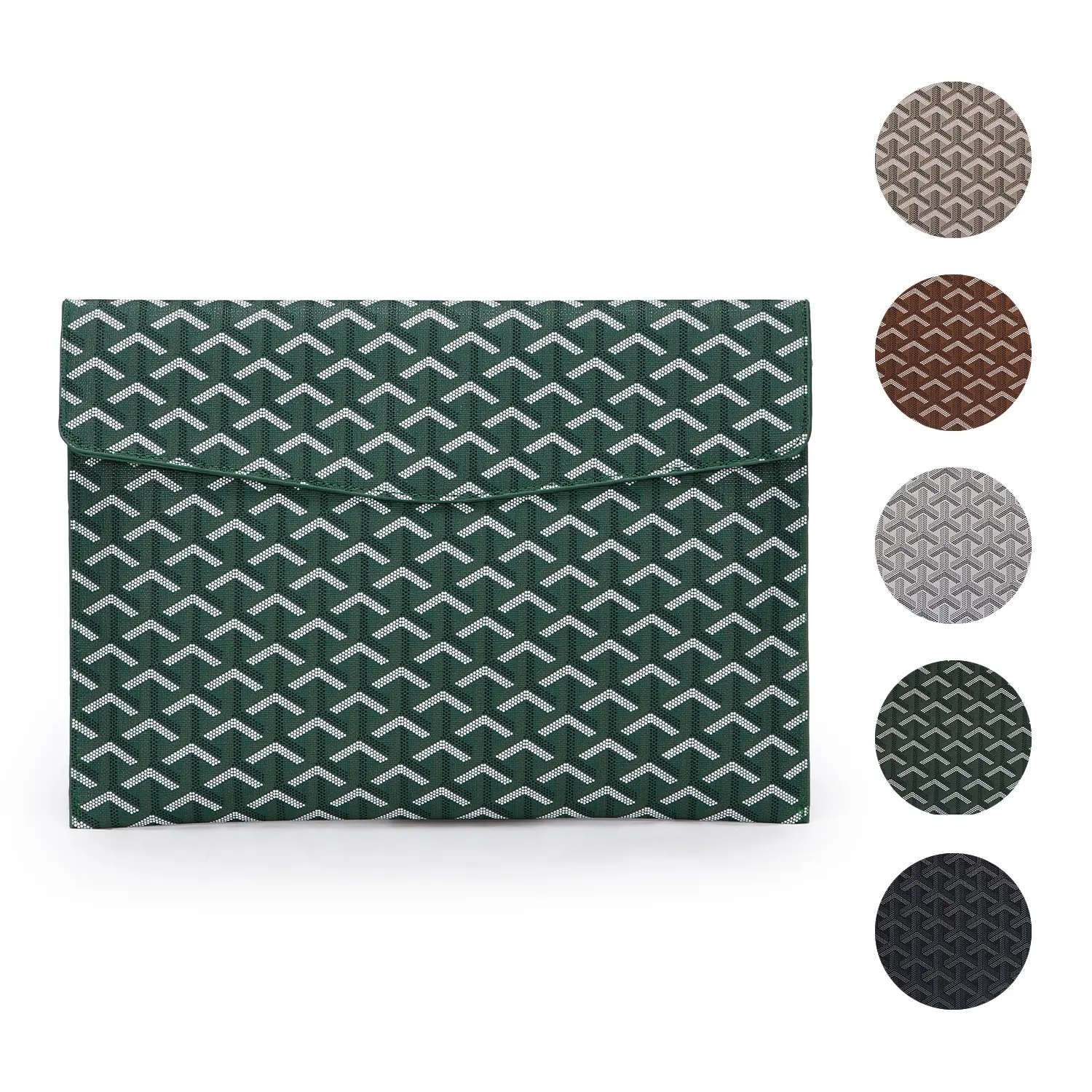A4 Letter Size Padfolio Document Organizer Sleeve 13 Inch Laptop Sleeve for MacBook iPad Tablet Magnetic Closure Slim Scratch Resistant File Folder for Office School Students Professionals Gift