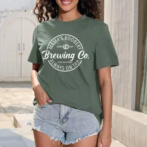 Giftifymama Women Maternity Shirt  Breastfeeding Nursing Friendly Zip Tshirt Mama's Boobery Always On Tap Tops Casual Clothes TikTokShopHolidayHaul