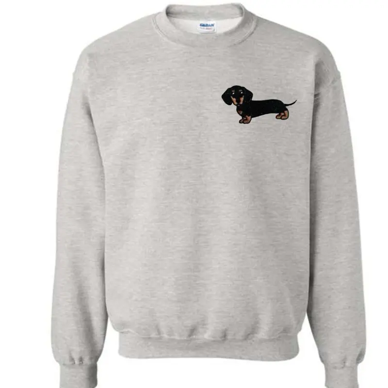 Dachshund embroidered sweatshirt /dachshund sweatshirt/ gift for dachshund lover