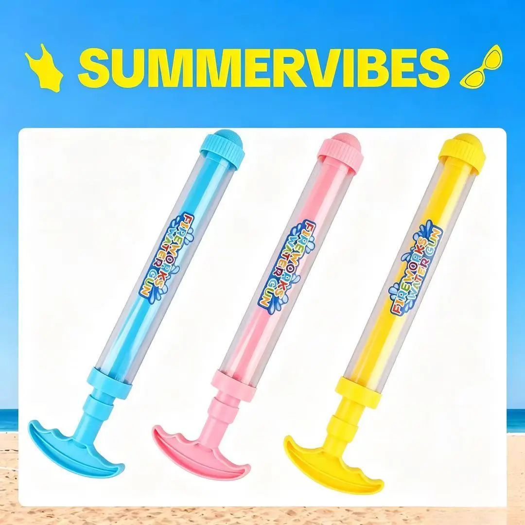 SummerVibes Fireworks-Themed Water Blaster Gun, High-Capacity Multi-Pack Squirt Toy for Kids, Ideal for Summer Pool Parties & Outdoor Water Wars (Waterblaster)