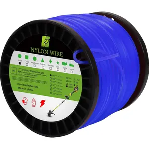 Grass Strimmer Line Wire Cord, 063" 680ft 1lb Heavy Duty Strimmer Wire, Nylon String Wire for Grass Strimmer Electric