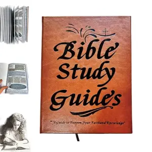 Bible Study Guide Book, 66 Pages with Tips Cross-References Vocabulary Definitions, Eco-Friendly Durable Gift for Bible Study Groups Personal Growth