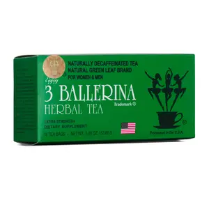 3 Ballerina Herbal Tea - 1 pack - 18 Tea Bags Total