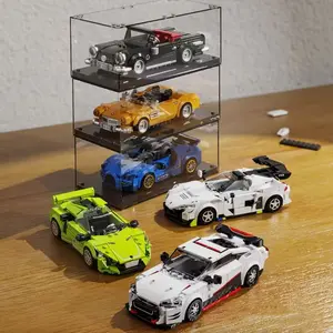 Racing Car Building Model Kit, Dust-Proof Display Box Included, Perfect Gift for Collectors, Ideal for Halloween/new Year/christmas/birthday