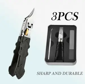 Professional Men's and Senior Nail Clipper — Features ultra-sharp beveled blades with an ergonomic anti-slip handle. A safe and durable nail grooming tool specially designed for thick and ingrown nails, perfect for at-home care.