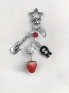 1pcs Nana Hachi Keychain, Anime Y2K Handmade Cute Accessory, Boho Style Solid Pattern, All Seasons Fashion Item, Perfect Gift Idea