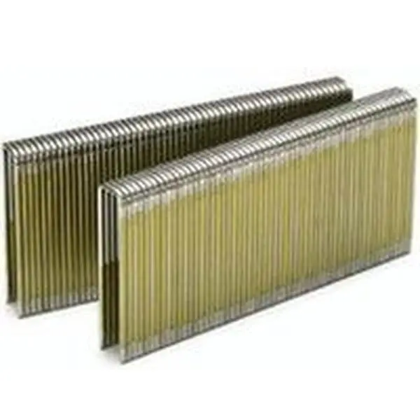 Senco Products Inc. Heavy-Duty Medium Crown Adhesive Collated Construction Staples - 16 Gauge N15BAB, 7/16in x 1-1/4in, Galvanized, Chisel Point, Fits Senco, Ideal for Subflooring, Sheathing