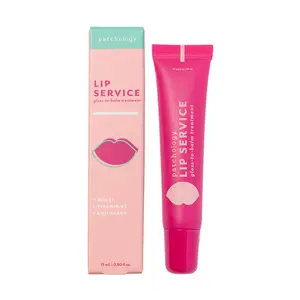 Lip Service Gloss-To-Balm Treatment with Hyaluronic Acid and Aloe for Nourishing and Soft Lips Skincare, Honey, Hydrate, Moisture, Glossy