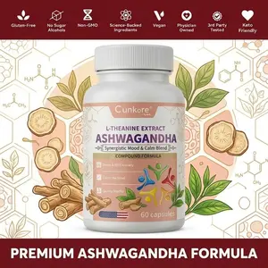 【Buy 2 Get 1 Free】 Cunkore Daily Zen & Balance Support - Advanced L-Theanine & Ashwagandha Formula - Promotes Relaxation & Positive Mood - Compound Blend with GABA & 5-HTP Relief Supplement Nutrient Rich Complex