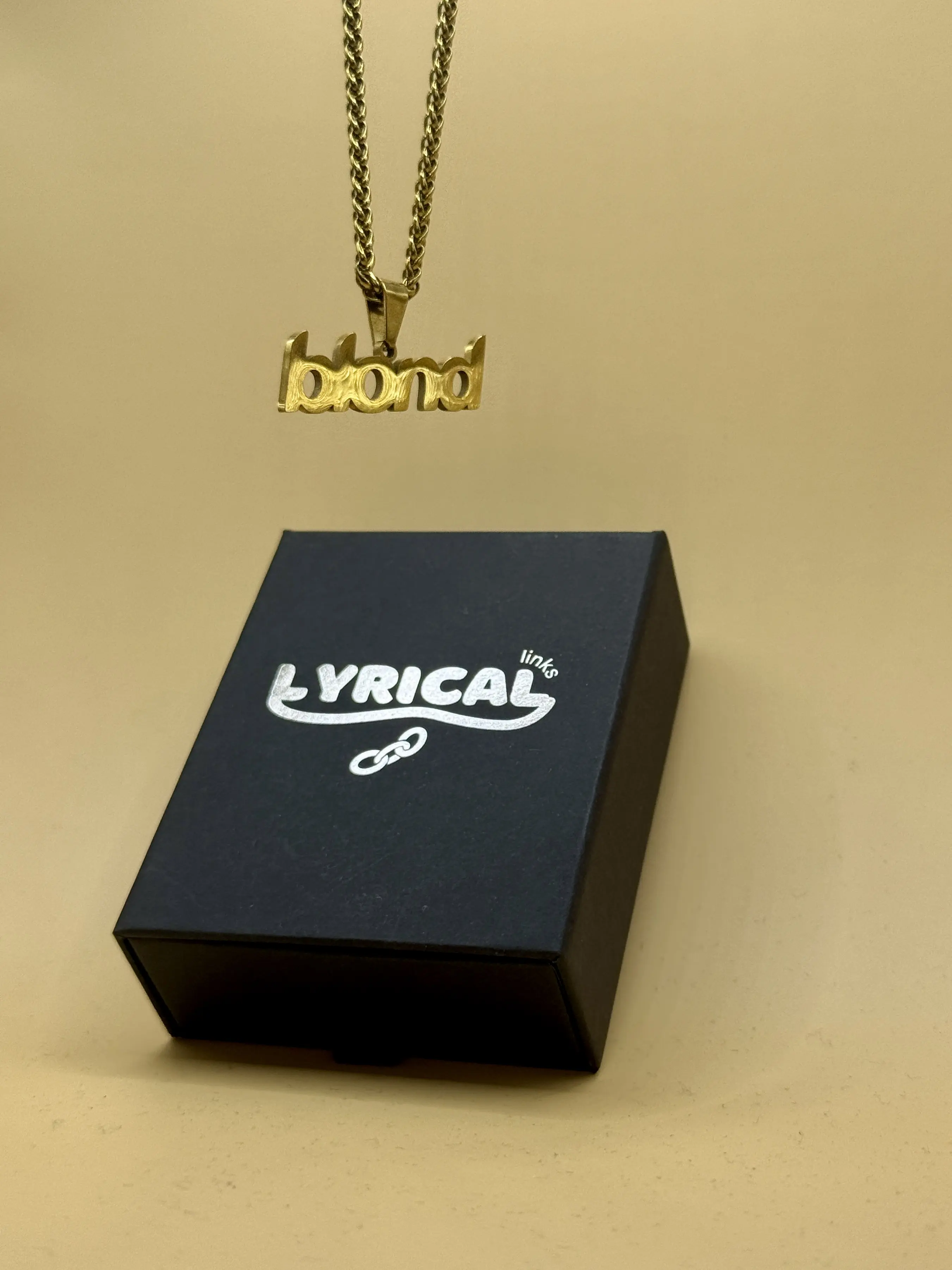Lyrical Links Frank Ocean Blond Necklace