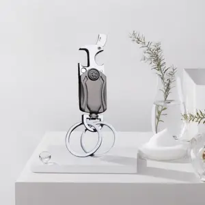 High-End Metal Multifunctional Keychain, Rotating Keychain, Phone Stand Keychain