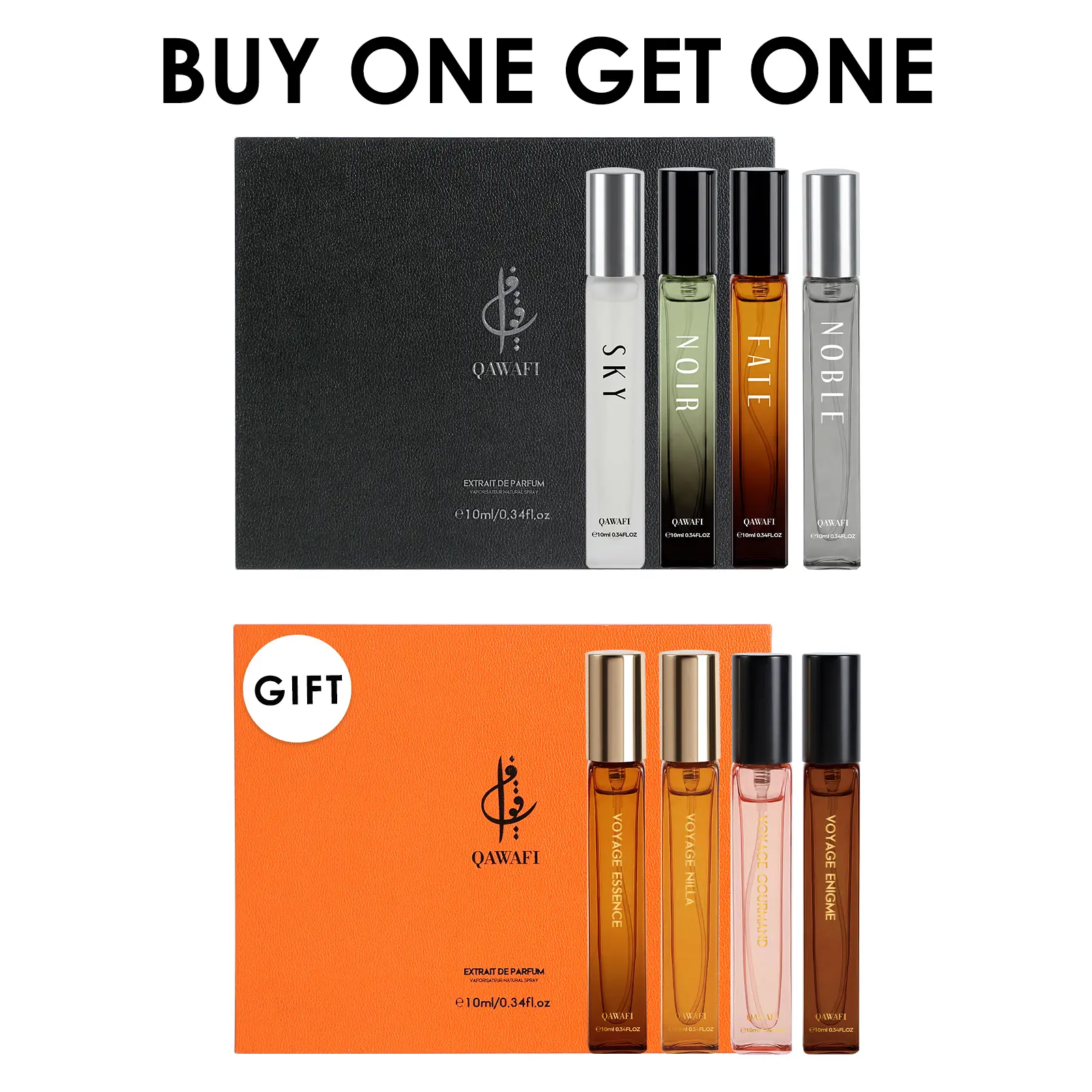 [BOGO] Men’s Perfume Luxe Discovery Set | Citrus,Cardamom,Sandalwood & Darjeeling Tea | Extrait De Parfum 4x10ml | 8H+ Long Lasting | Office,Date Night & Daily Wear
