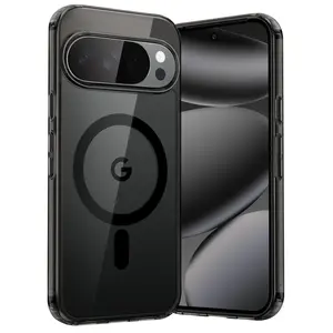 JETech Magnetic Case for Google Pixel 10 Pro XL 2025 Compatible with MagSafe and Pixelsnap Charger, Shockproof Phone Bumper Cover, Anti-Scratch Clear Back