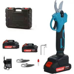 Cordless Electric Pruning Shears, Longer Runtime,Brushless Motor,Anti-Slip Handle,Safety Switch,Ideal for Garden, Orchard & Tree Trimming