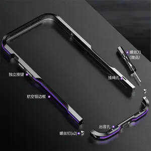 for IPhone 17 16 15 14 13 Pro Max 12 Xs 11 8 Plus Case XR SE3 Mini 7 air Drop Protection Phone Case Ultra-Durable Phone Case - Lanyard Equipped, Shockproof, and Scratch-Resistant Aluminum Alloy Protective Frame Case - Durable, Lightweight, Sleek Design