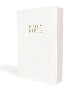 NIV, Gift and Award Bible, Leather-Look, White, Red Letter, Comfort Print by Zondervan [Paperback Book]
