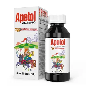 Apetol Appetite Booster Liquid Vitamins - Boosts Appetite & Brain Energy for Kids & Adults - Supports Digestive Health, Memory & Vitality - 6 Fl Oz