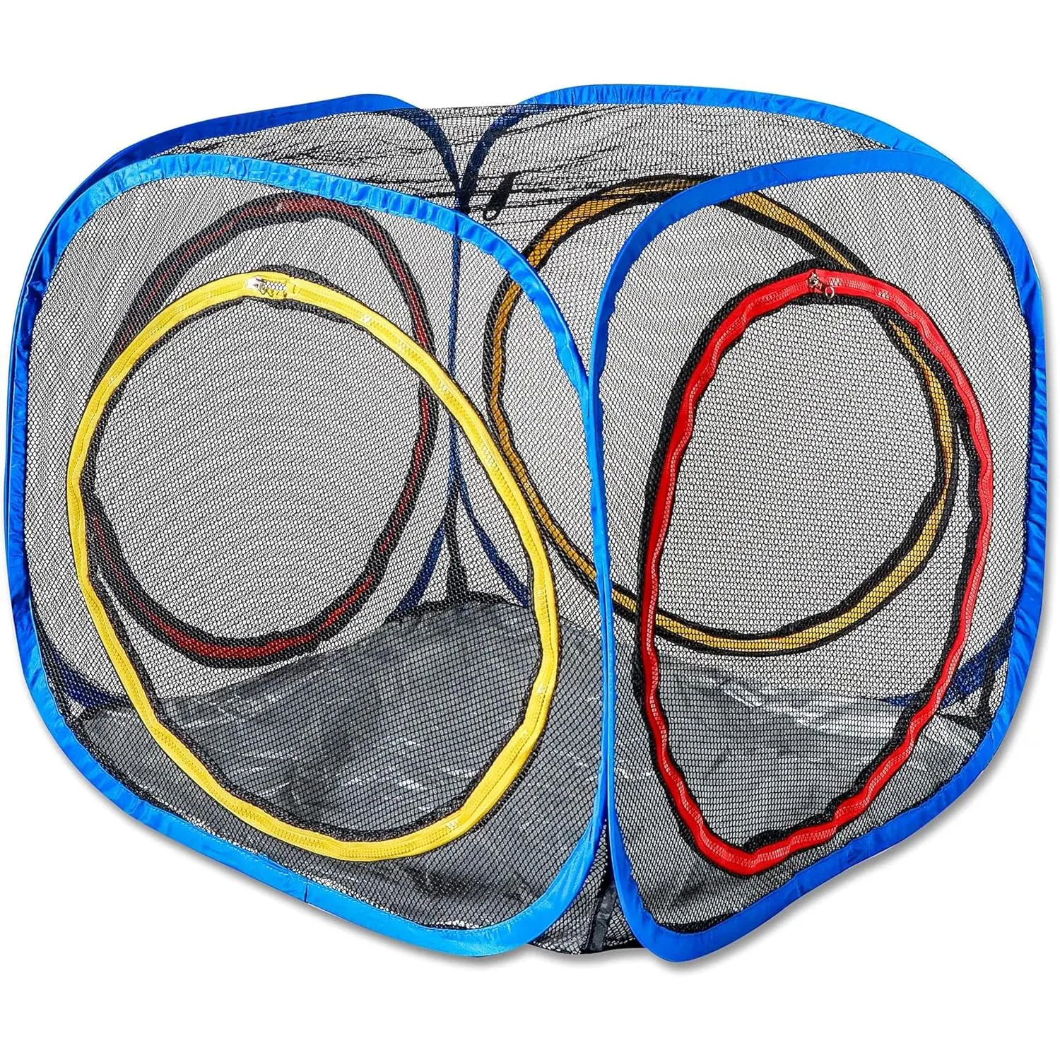 Self-assembling cat cage - Foldable mesh indoor and outdoor cat cage - Perfect for indoor cats, kittens on the terrace, in the yard, and for camping