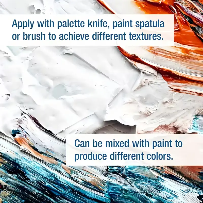 1pc 3.38oz/10.15oz professional acrylic modeling paste - a compact, full-bodied gel designed for texturing on canvas, ideal for thick coating and solid relief processes - can be used on canvas and walls.